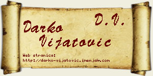 Darko Vijatović vizit kartica